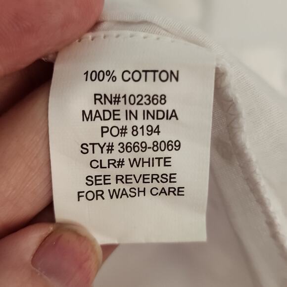 Club Z Collection White Coverup, NWT - Picture 8 of 8